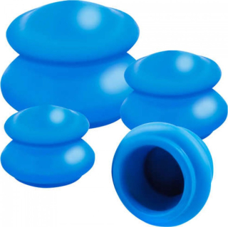 Soulima 19404 čínské gumové baňky modré 4 ks