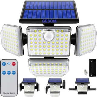 PIR reflektor 181 LED solární nabíjení+aku